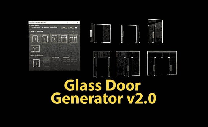 GlassDoor玻璃门生成器